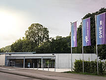 Eingangsbereich Neckar Freibad