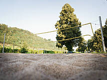 Volleyballfeld im Neckar Freibad