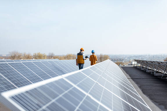 PV Anlage Feld